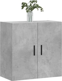 vidaXL Ντουλάπι Τοίχου Γκρι Σκυροδέματος 60x31x60 εκ. Επεξεργ. Ξύλο