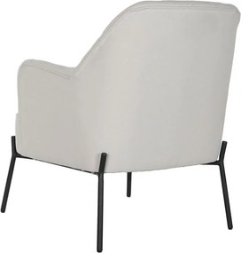 Πολυθρόνα DKD Home Decor Μαύρο Μπεζ Μέταλλο 65 x 73 x 79,5 cm