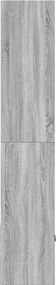 vidaXL Βιβλιοθήκη Γκρι Sonoma 70x36x189 εκ. από Επεξεργ. Ξύλο