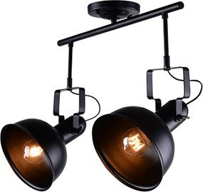 Σποτ Δίφωτο Aca Riviera EG167072CB Black Matt