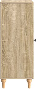 vidaXL Πλαϊνό γραφείο Sonoma Δρυς 33 x 34,5 x 90 εκ Επεξεργασμένο Ξύλο