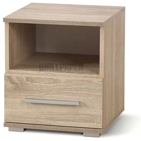 Slim Κομοδινο Μπεζ