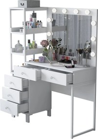 Τουαλέτα Μακιγιάζ Λευκό BRULE 110x40x141.8