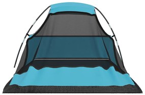 vidaXL Σκηνή Κάμπινγκ Μπλε 317 x 240 x 100 εκ.