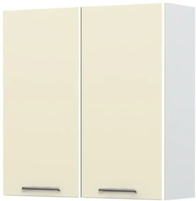 Ντουλάπι κρεμαστό Modena V9-90-2K-Λευκό - Μπεζ - 90.00Χ32.00Χ91.00cm