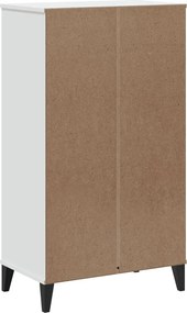 vidaXL Παπουτσοθήκη VIKEN Λευκή από Επεξεργασμένο Ξύλο