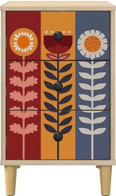 vidaXL Κομοδίνο ESSEN 2 τμχ. Sonoma Δρυς 36 x 33 x 60 εκ