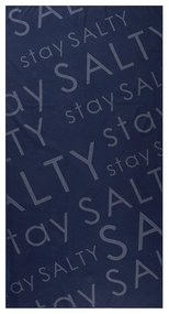 Πετσέτα Θαλάσσης Παιδική Stay Salty Blue-Black Nef-Nef Beach 75x150cm Microfiber