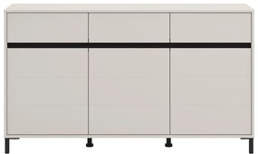 Μπουφές MARRON 157 3K3F3V Cashmere - Μαύρο 157x40x90εκ. 157x40x90 εκ.