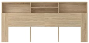 Κεφαλάρι Με Αποθηκευτικό Χώρο Sonoma Δρυς 220 x 19 x 103,5 εκ. - Καφέ