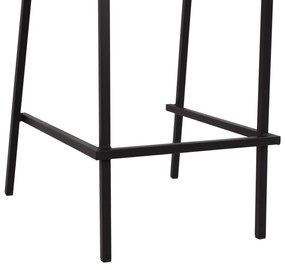 Σκαμπό Μπαρ OLYMPIAS C5528.01 Μαύρο Μεταλλικό 47x58x111 εκ. 47x58x111 εκ.