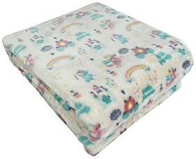Κουβέρτα Παιδική Βελουτέ Little Princess Pink Astron Μονό 160x220cm Polyester