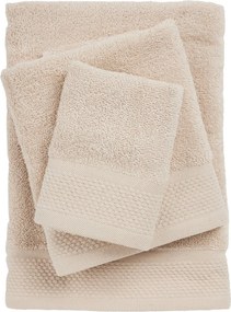 Πετσέτες Μπάνιου (Σετ 3τμχ) Das Home Best 0833 Taupe 450gsm