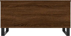 vidaXL Τραπεζάκι Σαλονιού Καφέ Δρυς 90x44,5x45 εκ. Επεξεργασμένο Ξύλο