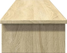 vidaXL Βάση Οθόνης Sonoma Δρυς 100x27x15 εκ. από Επεξ. Ξύλο