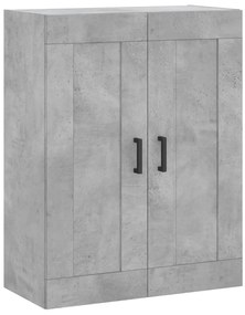 vidaXL Ντουλάπι Επιτοίχιο Γκρι Σκυροδεμ. 69,5x34x90 εκ. Επεξεργ. Ξύλο