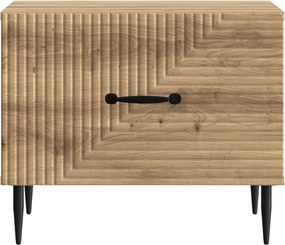 vidaXL Τραπεζάκι σαλονιού Artisan Δρυς 49 x 50 x 40 εκ