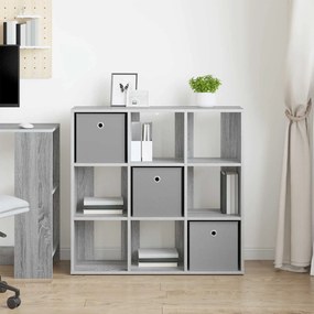 vidaXL Πλαϊνό γραφείο Γκρίζο Σονομα 88,5 x 29 x 84,5 εκ.