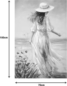 Πίνακας σε καμβά Avra Ι Inart 60x3x90εκ