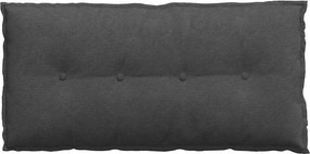 vidaXL Μαξιλάρι Πλάτης Σκούρο Γκρι 100 x 50 x 19 cm