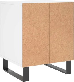 vidaXL Κομοδίνο Λευκό 40 x 35 x 50 εκ. από Επεξεργασμένο Ξύλο