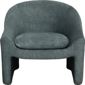 Πολυθρόνα Berza ανθρακί ύφασμα 76x76x71εκ 76x76x71 εκ.