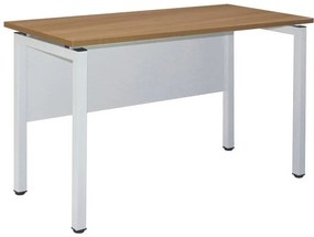 UNIT Γραφείο Μέταλλο Βαφή Άσπρο, Melamine Απόχρωση Sonoma