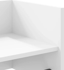 vidaXL Ράφι Τοίχου Λευκό 100x35x30,5 εκ. από Επεξεργασμένο Ξύλο