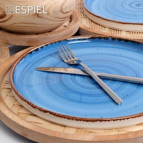 Πιάτο Φαγητού Ρηχό (Φ21) Espiel Terra Blue Step TLF132K6