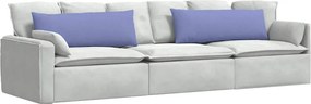 vidaXL Μαξιλάρι Καναπέ 2 pcs Μπλε τζην 120 x 40 cm ύφασμα