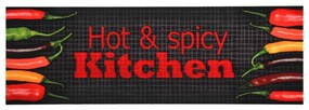 Πατάκι Κουζίνας Σχέδιο Hot&amp;Spicy Πλενόμενο 45 x 150 εκ. - Πολύχρωμο