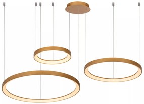 Φωτιστικό Κρεμαστό Lucide 46403-99-02 VIDAL Χρυσό Χρώμα (Gold Coloured)|Λευκό (White) 2700 K