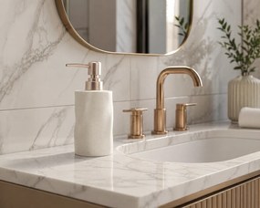 Δοχείο Κρεμοσάπουνου Stoneware 300ml 9x7.3x17.5cm White MRShome