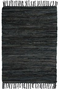 Δερμάτινο Πατάκι (60x90) Silk Fashion Ανθρακί