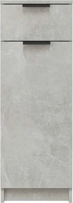 vidaXL Ντουλάπι Μπάνιου Γκρι Σκυροδέματος 32x34x90 εκ. Επεξεργ. Ξύλο