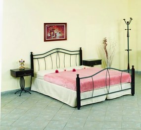 Κρεβάτι 'Οραμα για στρώμα 160χ200 υπέρδιπλο με επιλογή χρώματος