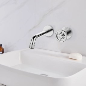 Karag Inna 23586 Cromo - Εντοιχιζόμενη μπαταρία νιπτήρα