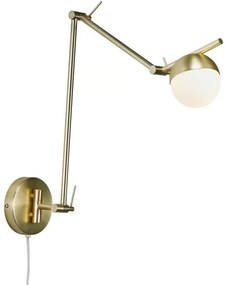 Απλίκα Φωτιστικό Τοίχου G9 5W IP20 Contina Nordlux-2010971035-Ορείχαλκος 2010971035