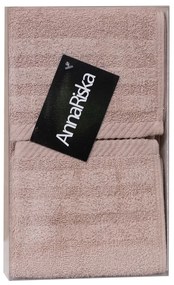 Πετσέτες Spa Σε Συσκευασία Δώρου 4 (Σετ 3τμχ) Linen Anna Riska Σετ Πετσέτες 30x50cm 100% Βαμβάκι
