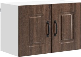vidaXL Πάνελ πλυντηρίου πιάτων Kalmar 2 pcs Καφέ δρυς