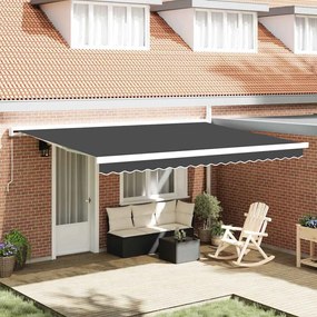 vidaXL Σκηνίτσα Αναδιπλούμενη Ανθρακί 450 x 300 εκ Ύφασμα, Μέταλλο