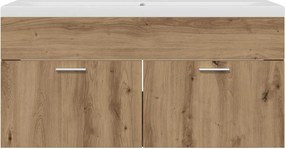 vidaXL Ντουλάπι Μπάνιου Επιτοίχιο Artisan Oak 100 x 38,5 x 46 cm