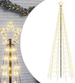 vidaXL Χριστουγεννιάτικο δέντρο LED με καρφιά 570 LED Ζεστό Λευκό