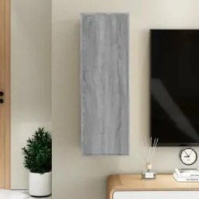 Έπιπλο Τηλεόρασης Γκρι Sonoma 30,5x30x90 εκ. από Επεξεργ. Ξύλο