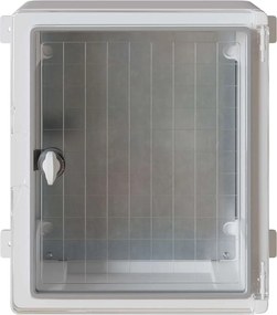 vidaXL Ντουλάπι Ελέγχου Γκρι 37 x 16,5 x 35 εκ ΑΒΣ Πλαστικό
