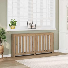 vidaXL Καπάκι Καλοριφέρ Δρυς 175 x 20 x 82 cm Επεξεργασμένο Ξύλο