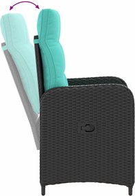 vidaXL Σετ Εξωτερικής Τραπέζης 5 pcs συνθετικό ρατάν