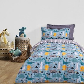 Σεντόνια Παιδικά 4928 (Σετ 3τμχ) Blue-Grey Das Home Single 170x260cm Cotton-Polyester