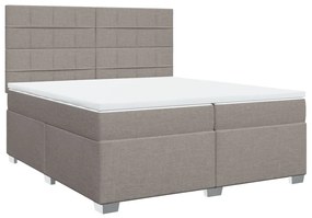 ΚΡΕΒΑΤΙ BOXSPRING ΜΕ ΣΤΡΩΜΑ TAUPE 200X200 ΕΚ. ΥΦΑΣΜΑΤΙΝΟ 3290599