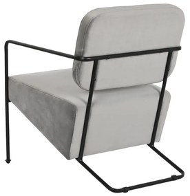 Κάθισμα DKD Home Decor Γκρι Μέταλλο 62 x 76 x 76 cm 55 x 71 x 72 cm